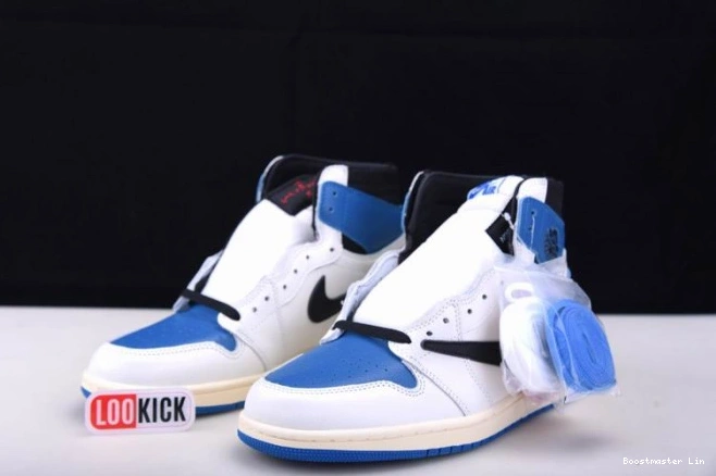 Boostmaster lin DH3227-105 Scott Blue Travis Air Jordan 1 White and 0721